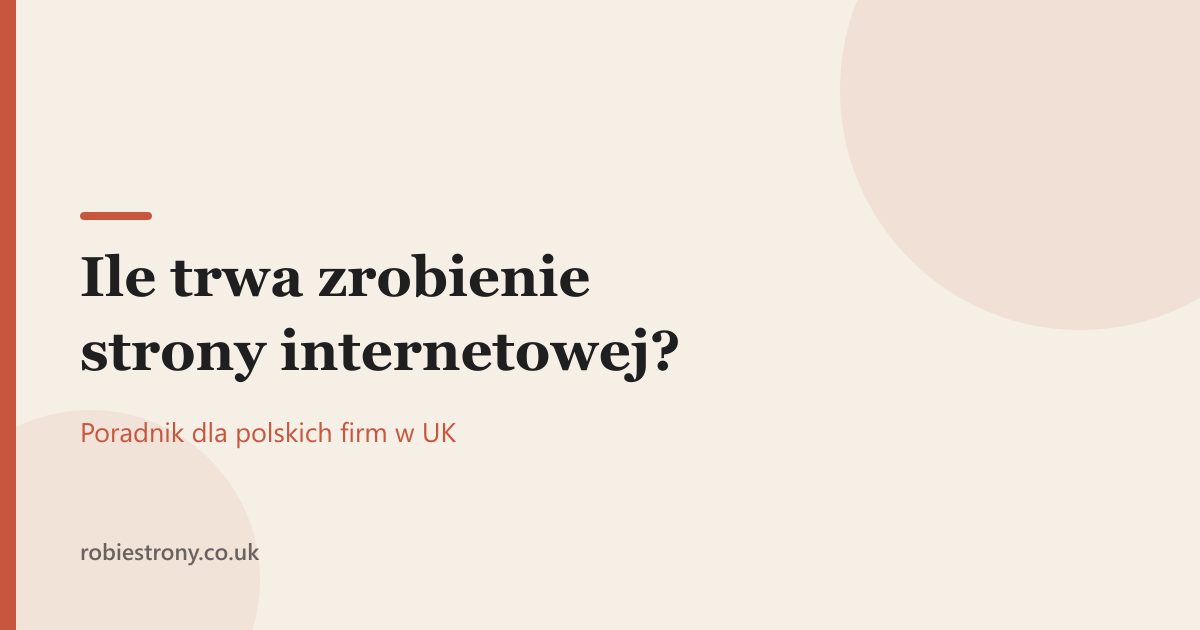 Kalendarz z zaznaczonym harmonogramem budowy strony internetowej etap po etapie