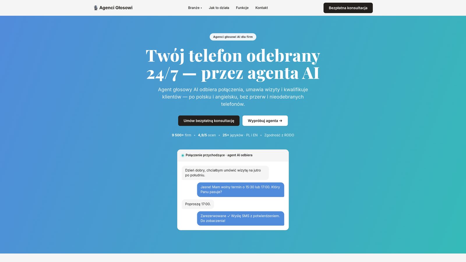Strona Agenci Głosowi